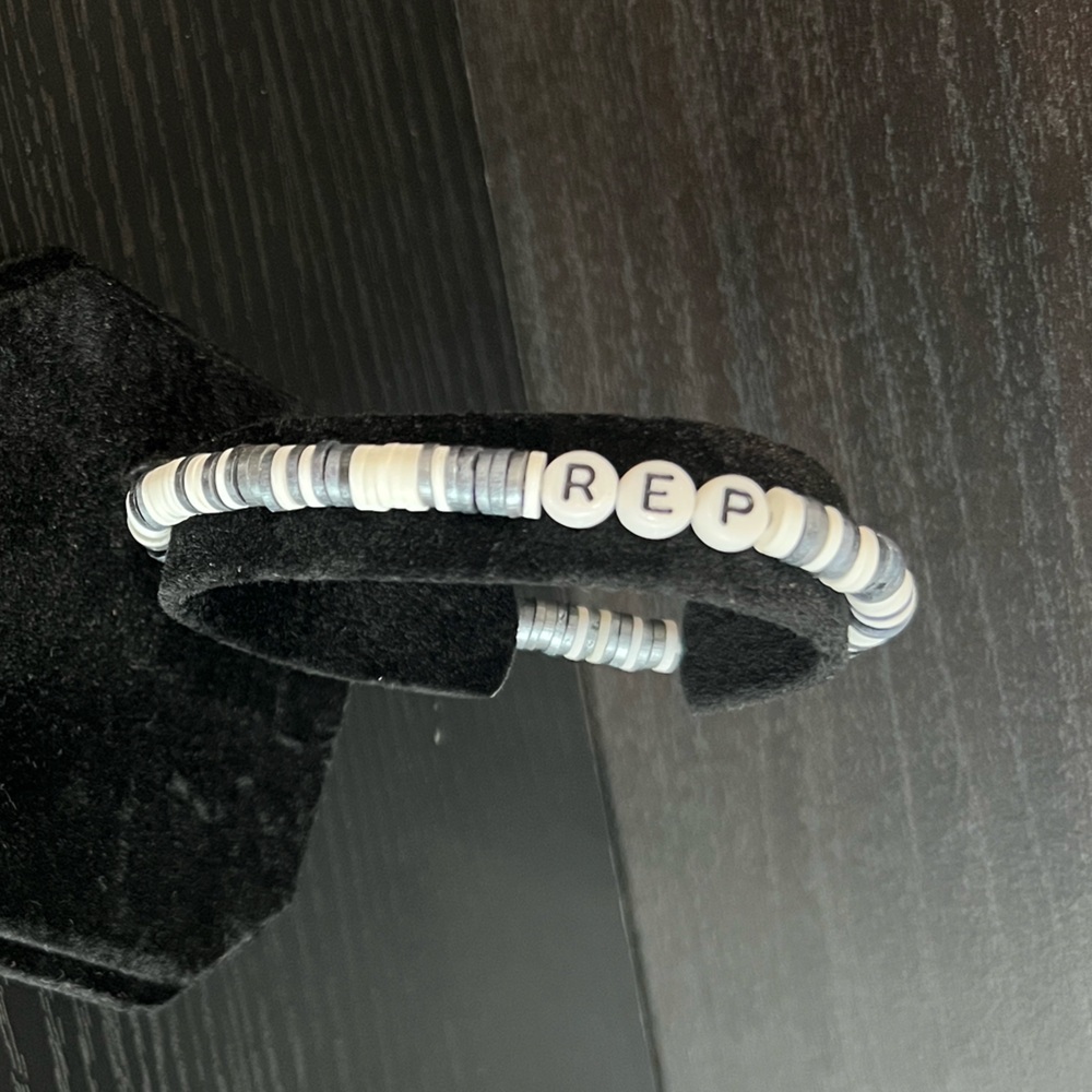 Handmade REP Clay Bead Stretch Bracelet